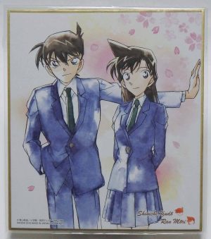 Shikishi Détective Conan ( Shinichi Kûdo et Ran mori )