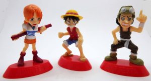 Figurine One piece (Coca-cola) - lot de 3