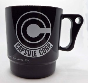 MUG en plastique Dragon ball VS Omnibus-chô - Capsule Corp (Noir)