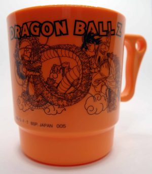 MUG en plastique Dragon ball VS Omnibus-chô - Goku adulte et Shenron (orange)
