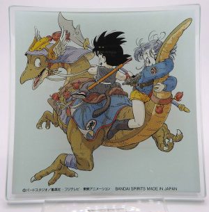 Petite assiette en verre Dragon Ball Ultimate Variation - Illustration Manga N°9