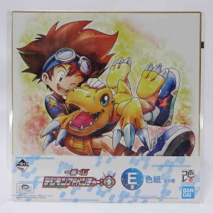 Shikishi Digimon Aventure ( Taichi Kamiya et Agumon )
