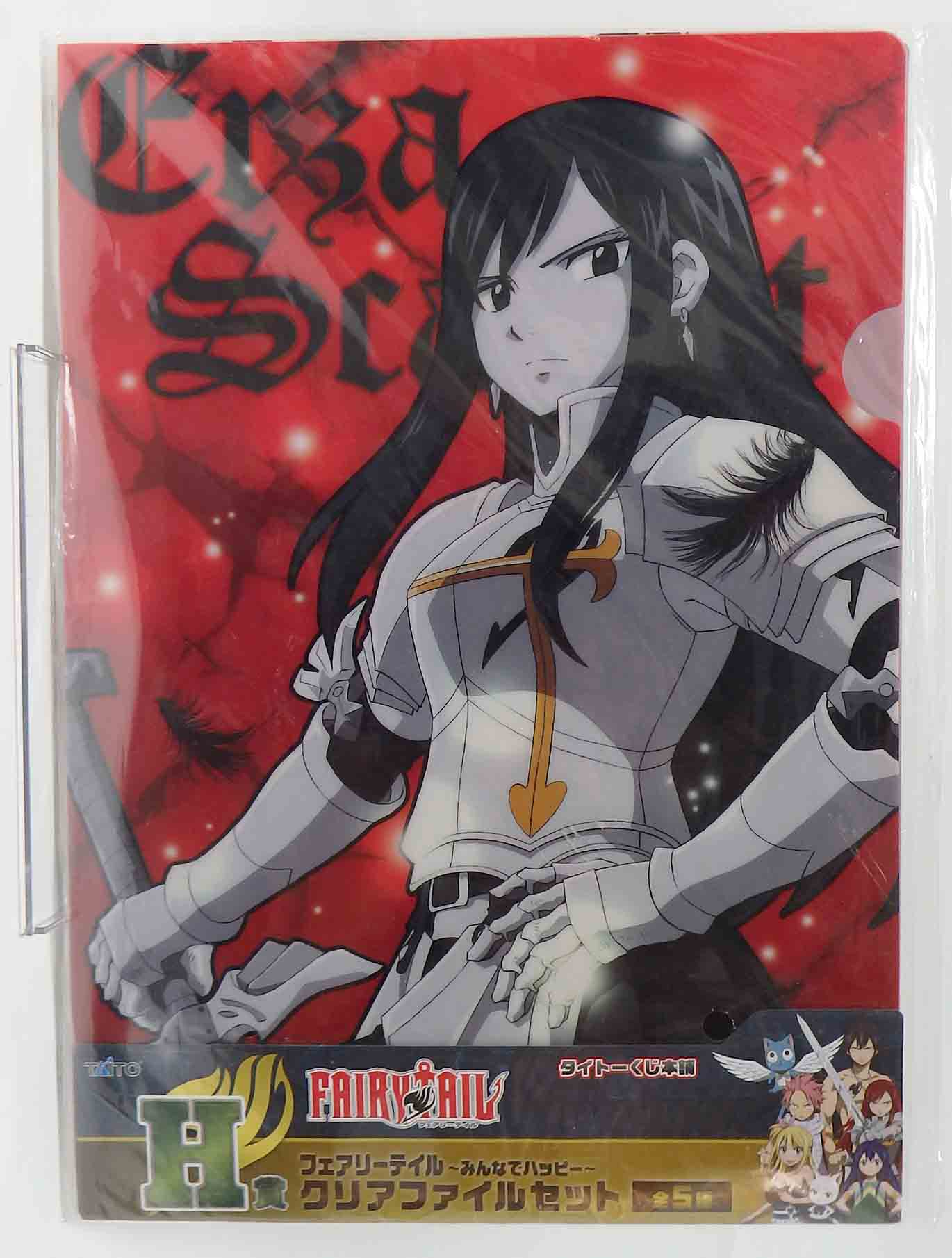 Porte folio A4 fairy tail (x3) - Elsa, Natsu, Lucy et Wendy