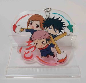 Porte-clé Jujutsu Kaisen - Yuji Itadori, Mégumi et Nobara