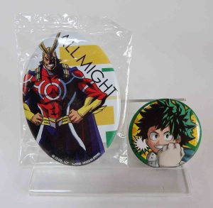 Badge My Hero Académia (X2) - All might et Midoriya