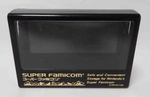 Boitier individuel jeux super famicom - noir