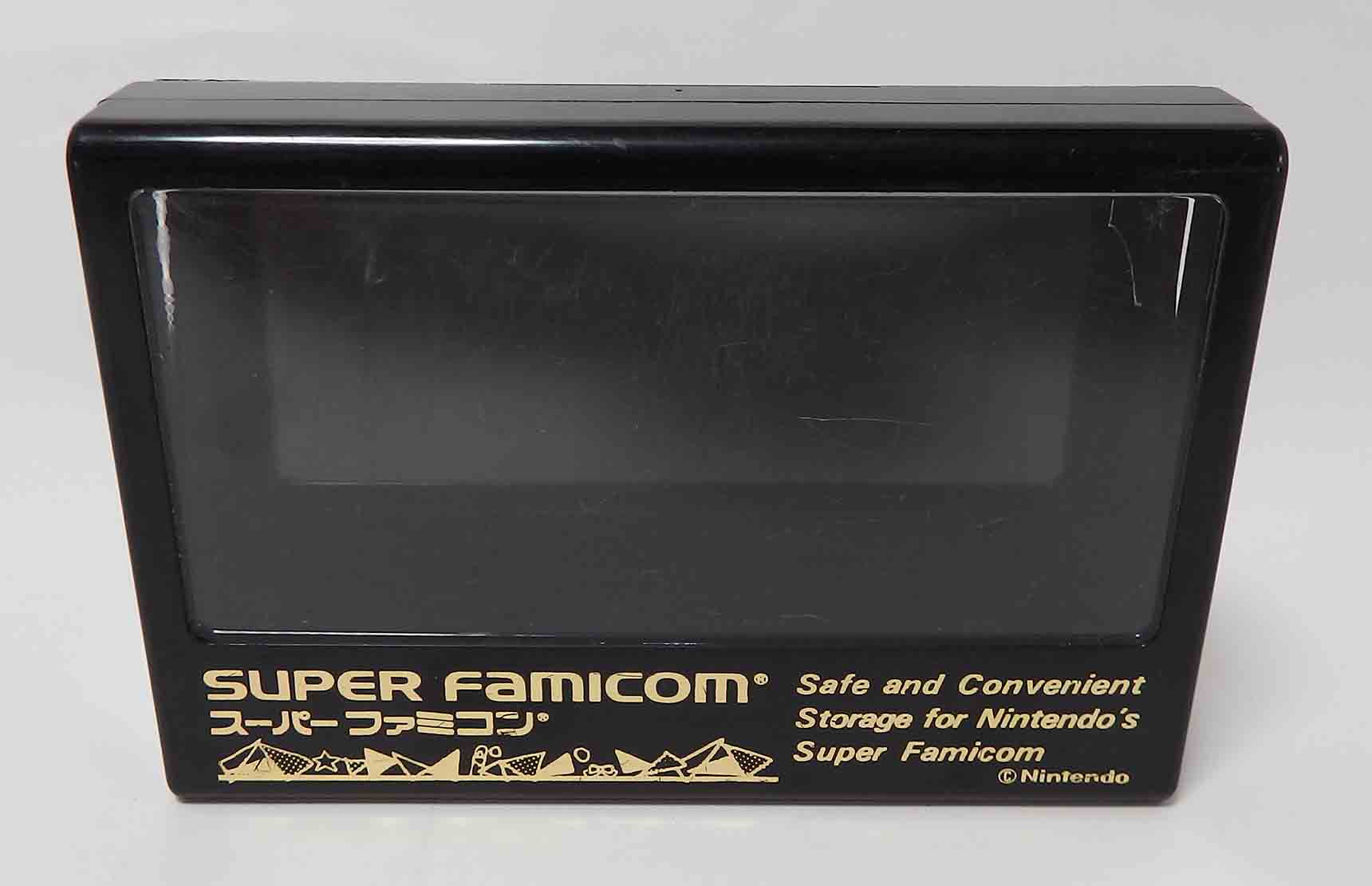 Boitier individuel jeux super famicom - noir