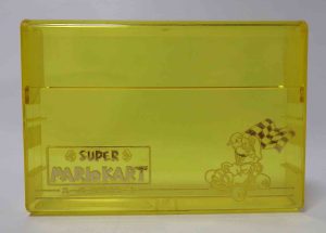 Boitier individuel jeux super famicom - transparant jaune super mario world