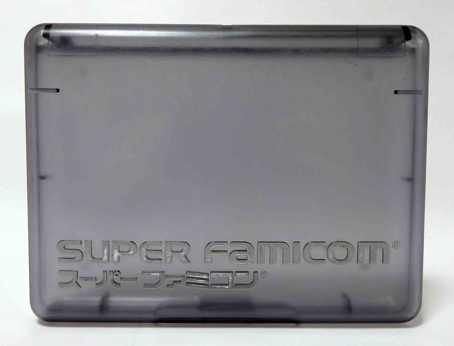 Boitier individuel jeux super famicom - transparant noir