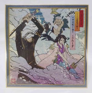 Shikishi  One piece Estampe ( Trafalgar Law )
