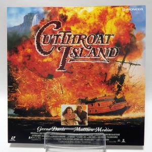 Laserdisc Japonais de "Cutthroat Island" - Édition NTSC, Version Originale Sous-Titrée Japonais