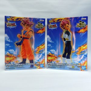 Figurine Dragon ball super Dragon ball Z Dokkan battle 7th Anniversary - Goku et végéta SSJGod