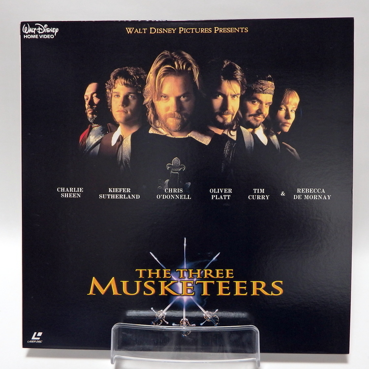 Laserdisc Japonais de "The Three Musketeers" (Les Trois Mousquetaires - 1993) - Édition NTSC, Version Originale Sous-Titrée Japonais