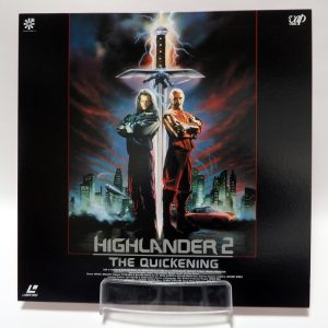 Laserdisc Japonais de "Highlander 2: The Quickening" (Highlander, le retour) - Édition NTSC, Version Originale Sous-Titrée Japonais
