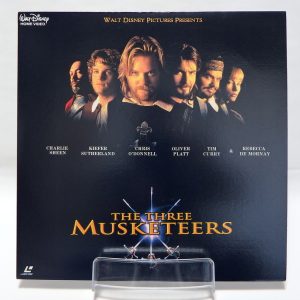 Laserdisc Japonais de "The Three Musketeers" (Les Trois Mousquetaires, 1993) - Édition NTSC, Version Originale Sous-Titrée Japonais