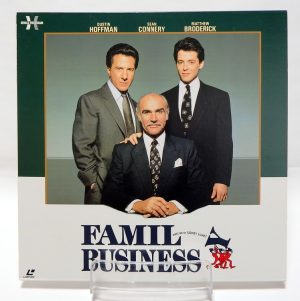 Laserdisc Japonais de "Family Business" (Affaires de famille) - Édition NTSC, Version Originale Sous-Titrée Japonais