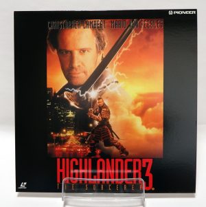 Laserdisc Japonais de "Highlander III: The Sorcerer" (Highlander 3 : Le Sorcier) - Édition NTSC, Version Originale Sous-Titrée Japonais