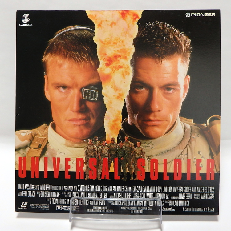Laserdisc Japonais de "Universal Soldier" (Soldier Universal) - Édition NTSC, Version Originale Sous-Titrée Japonais
