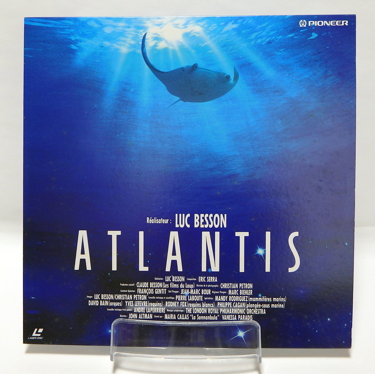 Laserdisc Japonais de "Atlantis" (Atlantis) - Édition NTSC, Version Originale Sous-Titrée Japonais