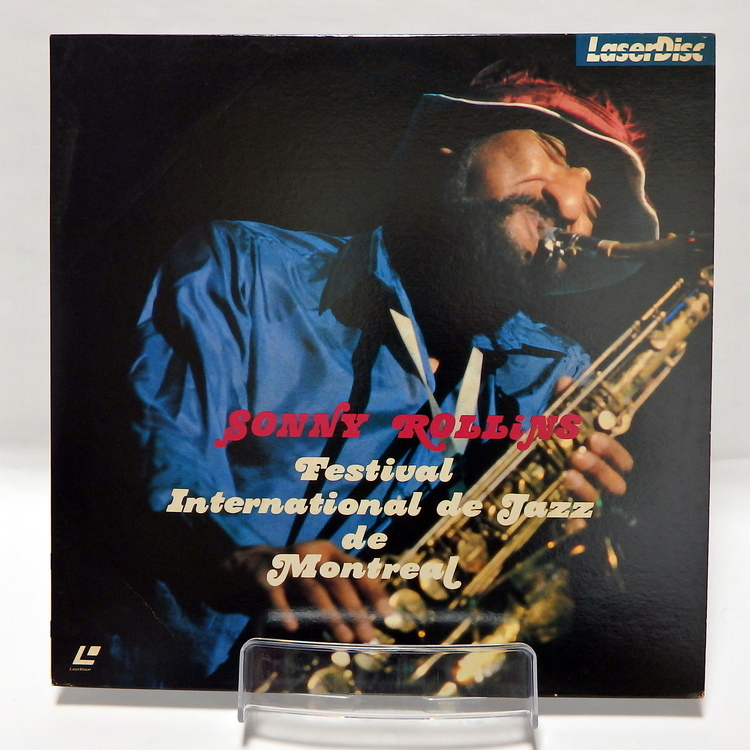 Laserdisc Japonais de "Sonny Rollins, Festival International de Jazz de Montréal" - Édition NTSC, Version Originale Anglaise