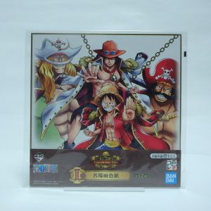 Shikishi One piece - Luffy, Ace, Barbe blanche et Gold roger "Legends Overtime"