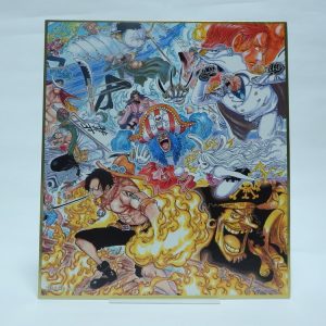 Shikishi One piece - Ace, Bagi, Barbe blanche, barbe noir, Shawk, etc... "WT100 Nouvelle illustration d'Eiichiro Odâ Les 100 superbe vue de pirates"