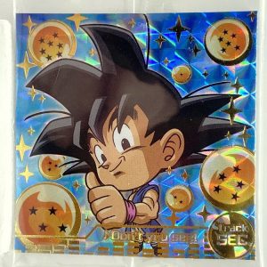 Sticker DRAGON BALL GAUFRETTE BANDAI #CHÔ 3-S2 Rang SEC - DBGT END. d'ont you see!