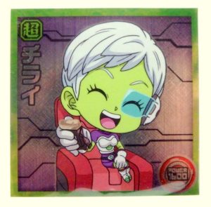 Sticker DRAGON BALL GAUFRETTE BANDAI #CHÔ 1-13 Rang N - Chirai
