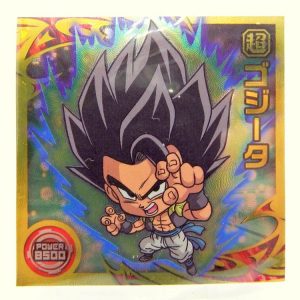 Sticker DRAGON BALL GAUFRETTE BANDAI #CHÔ 1-16 Rang SR - Gogéta