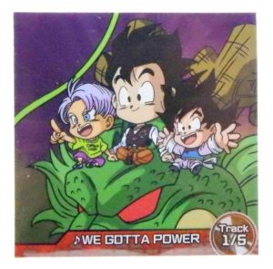 Sticker DRAGON BALL GAUFRETTE BANDAI #CHÔ 2-16 Rang R - DBZ OP. we gotta power 1/5