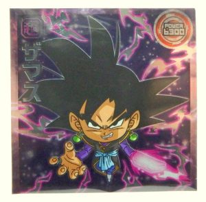 Sticker DRAGON BALL GAUFRETTE BANDAI #CHÔ 2-22 Rang N - Zamasu