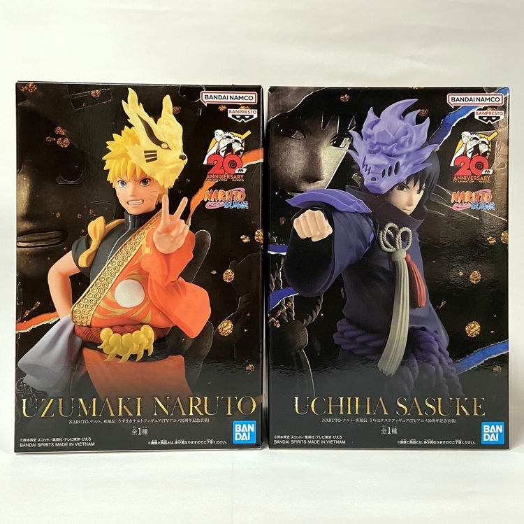 Figurine NARUTO 20th ANNIVERSARY - Naruto et Sasuké