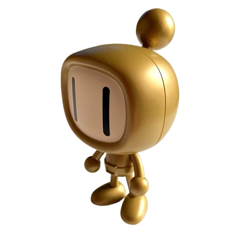 Figurine BOMBERMAN Gacha Secret (Or) – Image 2