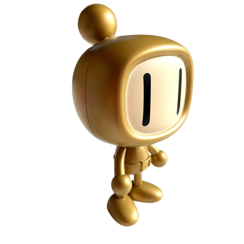 Figurine BOMBERMAN Gacha Secret (Or) – Image 4