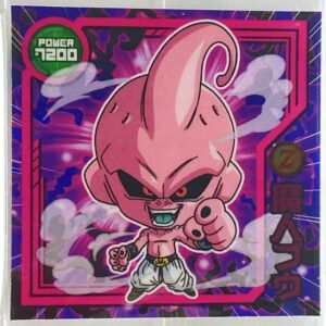 Sticker DRAGON BALL GAUFRETTE BANDAI #W12-20 N Majin buu pure
