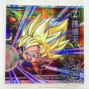 Sticker DRAGON BALL GAUFRETTE BANDAI #CHÔ 5-23 GR son goten ssj