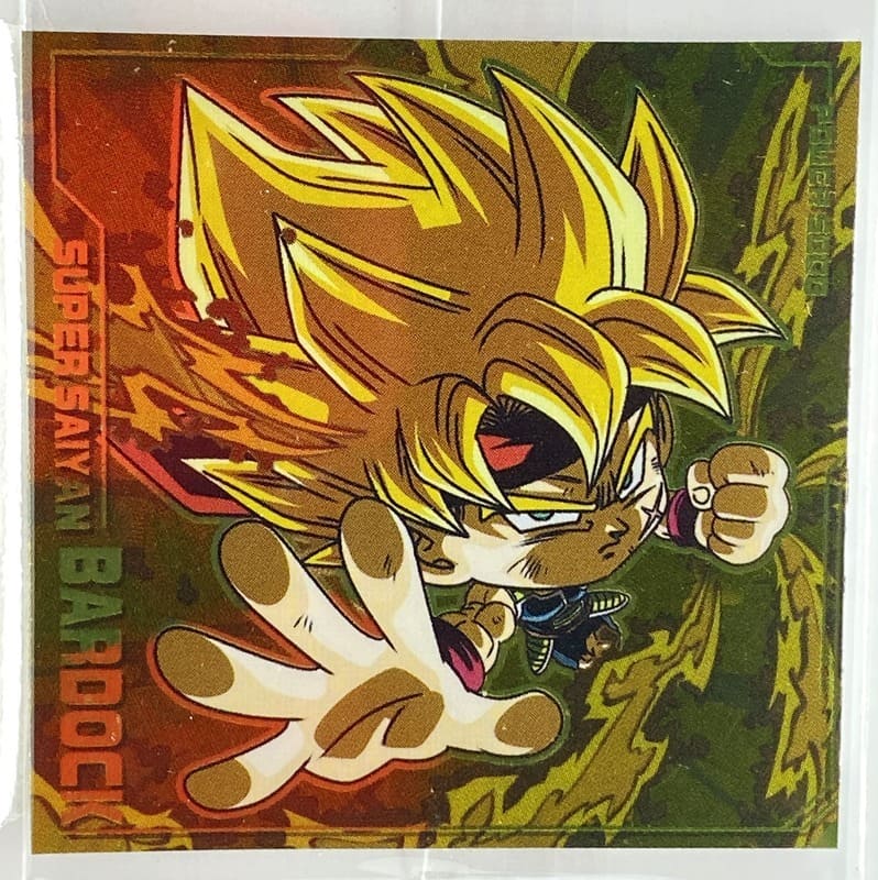Sticker DRAGON BALL GAUFRETTE BANDAI #CHÔ 6-25 GDR baddack ssj