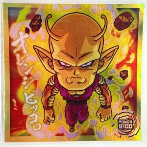 Sticker DRAGON BALL GAUFRETTE BANDAI #CHÔ 7-02 GR+ orange piccolo (en loose)