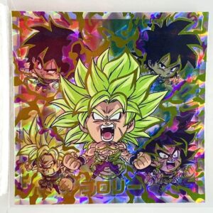 Sticker DRAGON BALL GAUFRETTE BANDAI #CHÔ 7-07 EGR broly dbs (en loose)