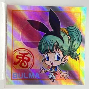 Sticker DRAGON BALL GAUFRETTE BANDAI #CHÔ 7-11 GR+ bulma enfant (en loose)