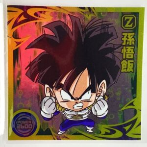 Sticker DRAGON BALL GAUFRETTE BANDAI #CHÔ 7-19 SR gohan enfant (en loose)