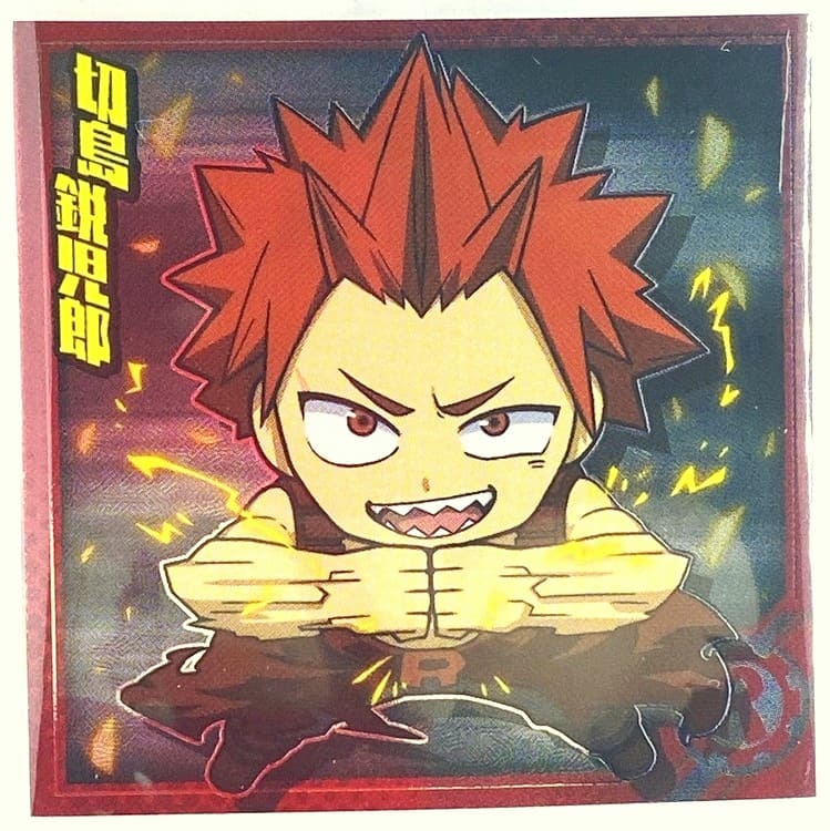Sticker MY HERO ACADEMIA GAUFRETTE BANDAI #MHA 1-21 N kirishima eijiro