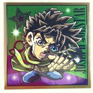 Sticker JoJo's Bizarre Adventure GAUFRETTE BANDAI #JO 12-11 R Joseph joestar