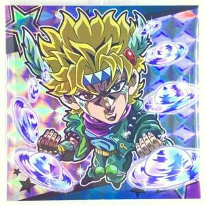 Sticker JoJo's Bizarre Adventure GAUFRETTE BANDAI #JO 12-24 SR Caesar anthonio zeppeli