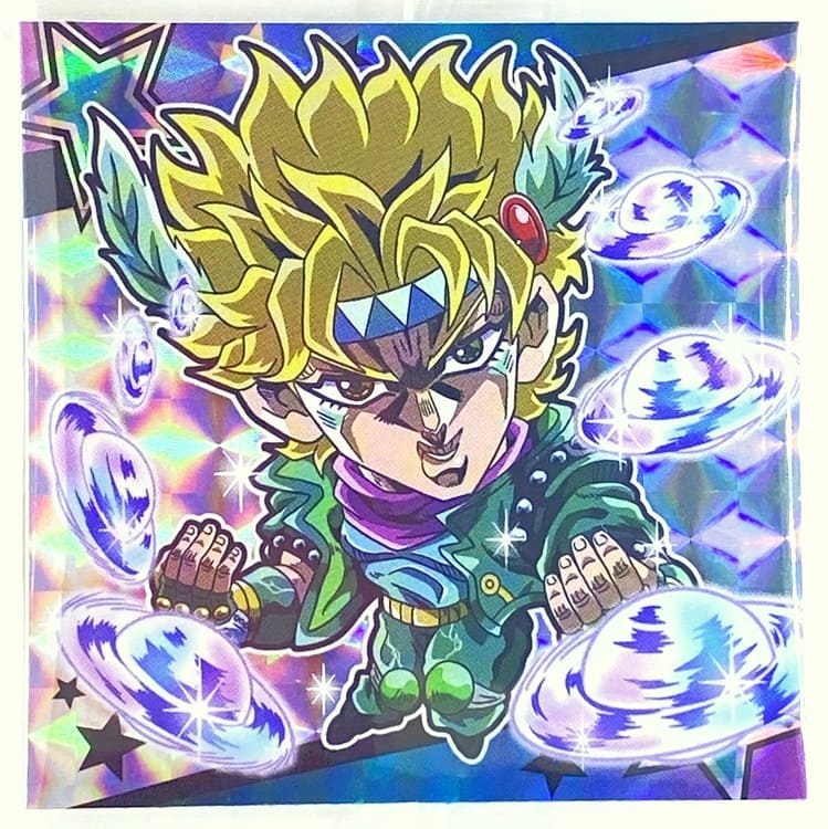 Sticker JoJo's Bizarre Adventure GAUFRETTE BANDAI #JO 12-24 SR Caesar anthonio zeppeli