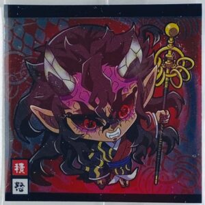 Sticker DEMON SLAYER GAUFRETTE BANDAI #KIMESTU 10-08 ★★ sekido