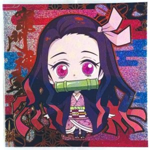 Sticker DEMON SLAYER GAUFRETTE BANDAI #KIMESTU 10-SP02 ★★★★ nezuko