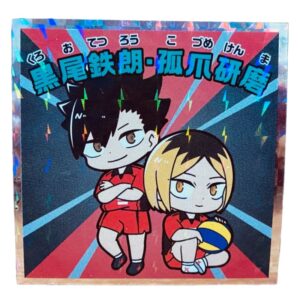 Sticker Haikyu!! LOTTE #No.20 Kuro Tetsuro et kozume Kenma