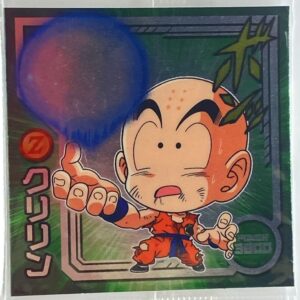 Sticker DRAGON BALL GAUFRETTE BANDAI #W 13-10 R krillin