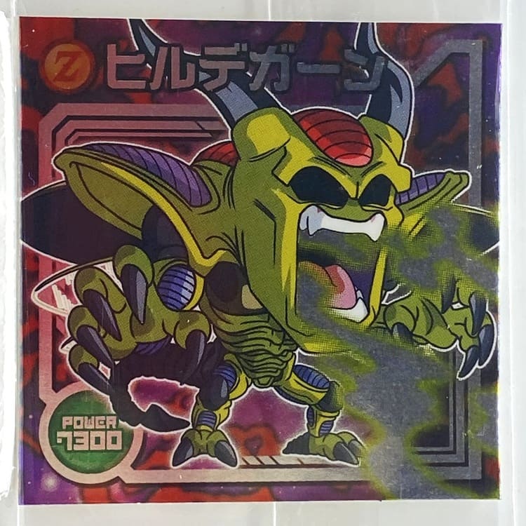 Sticker DRAGON BALL GAUFRETTE BANDAI #W 13-13 R Hildégan